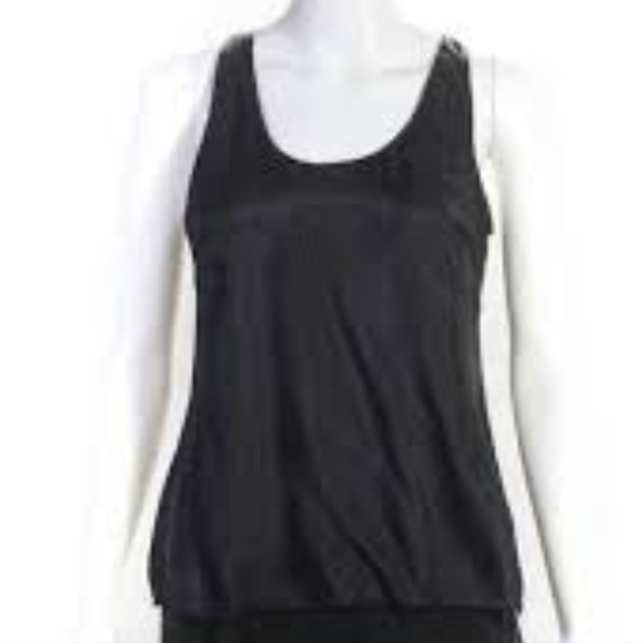Brochu Walker Sleeveless Silk Top in Black - Picture 1 of 5